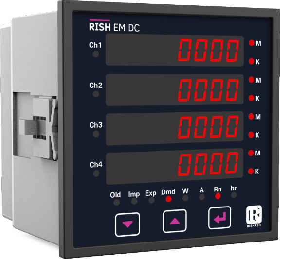 Multi Channel DC Energy Meter - Rish EM DC 6001 / 6002