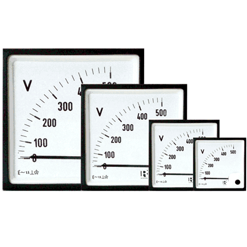 Moving Coil meter DC ammeters and voltmeters 90deg(PQ)