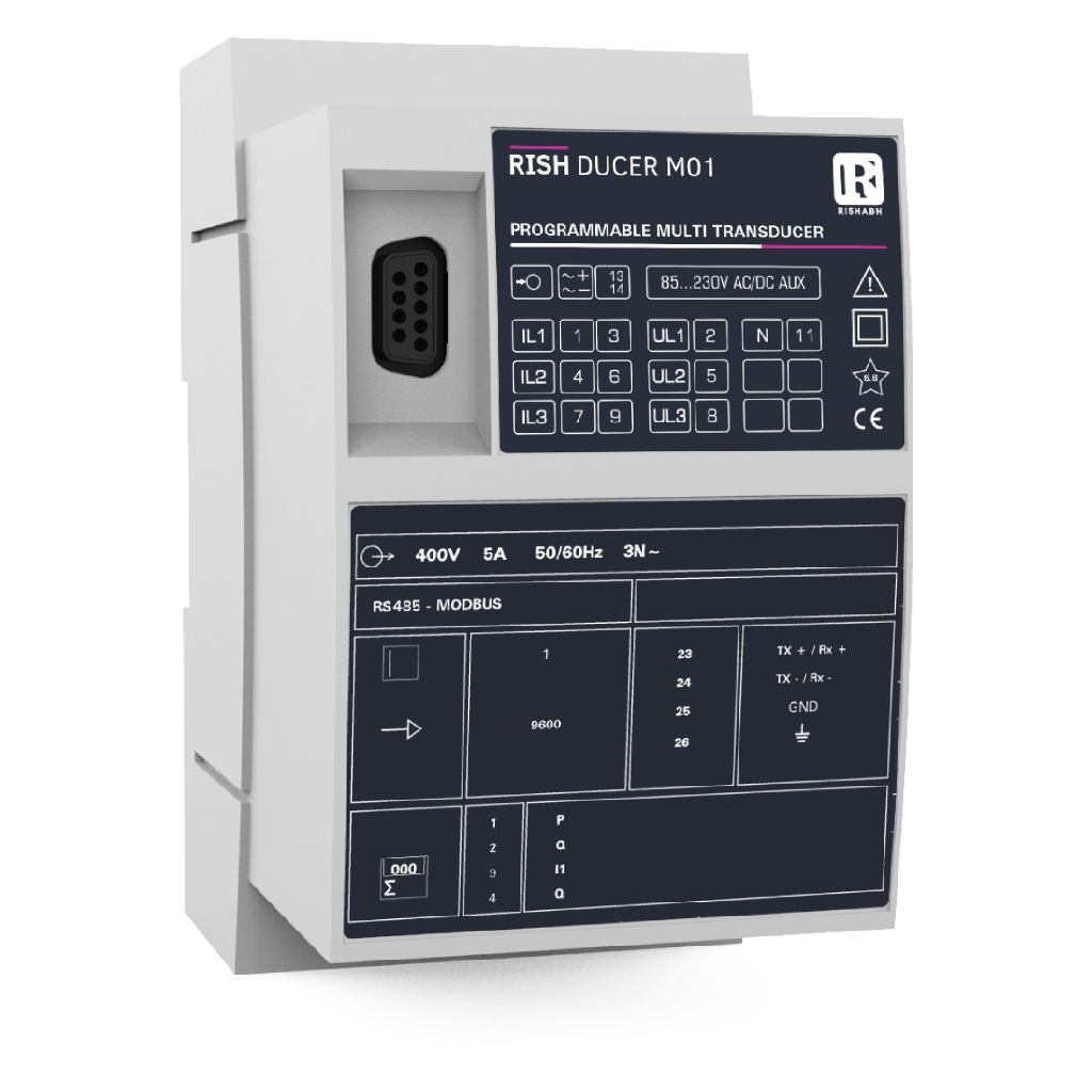 Rish Ducer M01 - Programable Multifunction Transducer (RS485 - Modbus Communication)