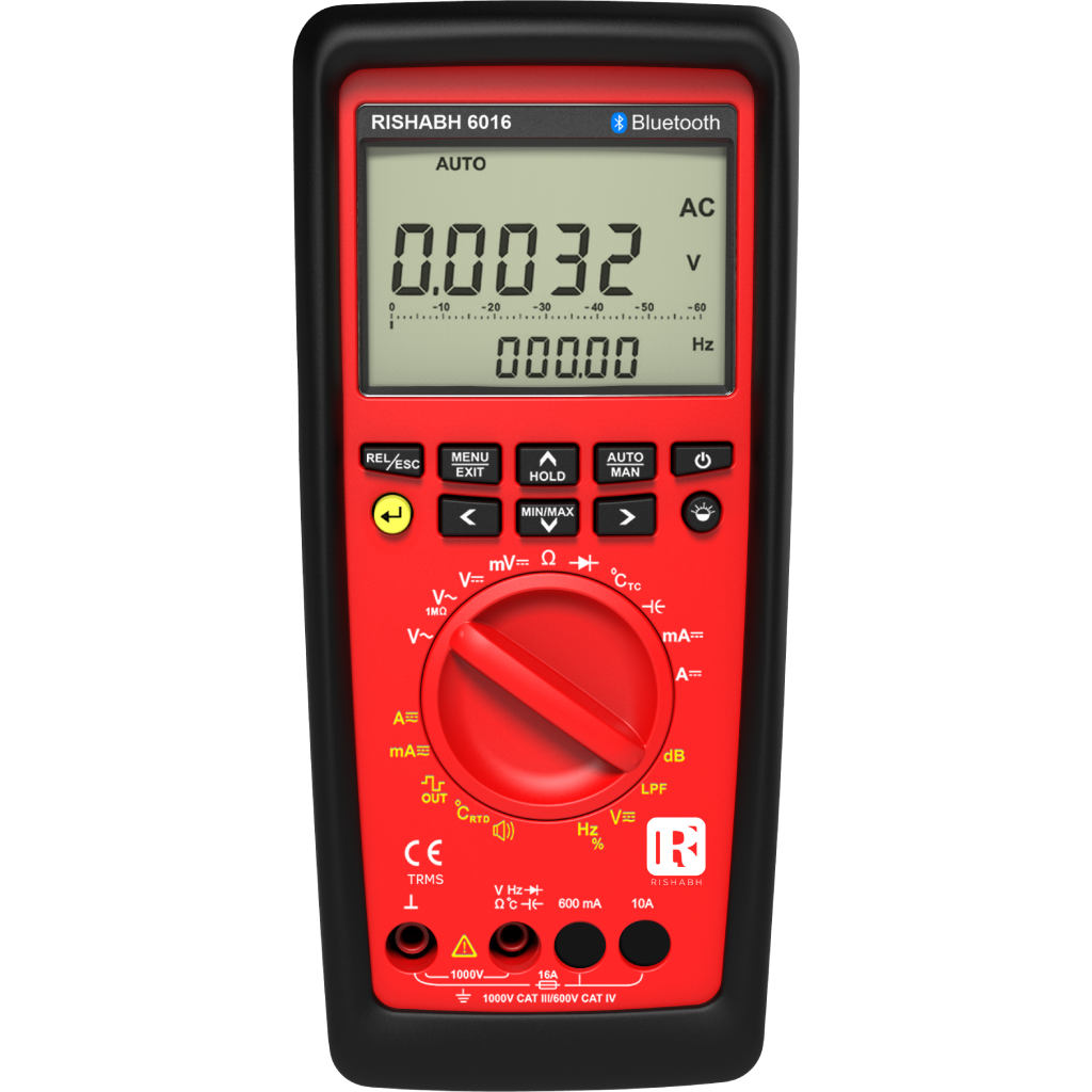 Rishabh 6012/6013/6015/6016 Bluetooth Multimeter