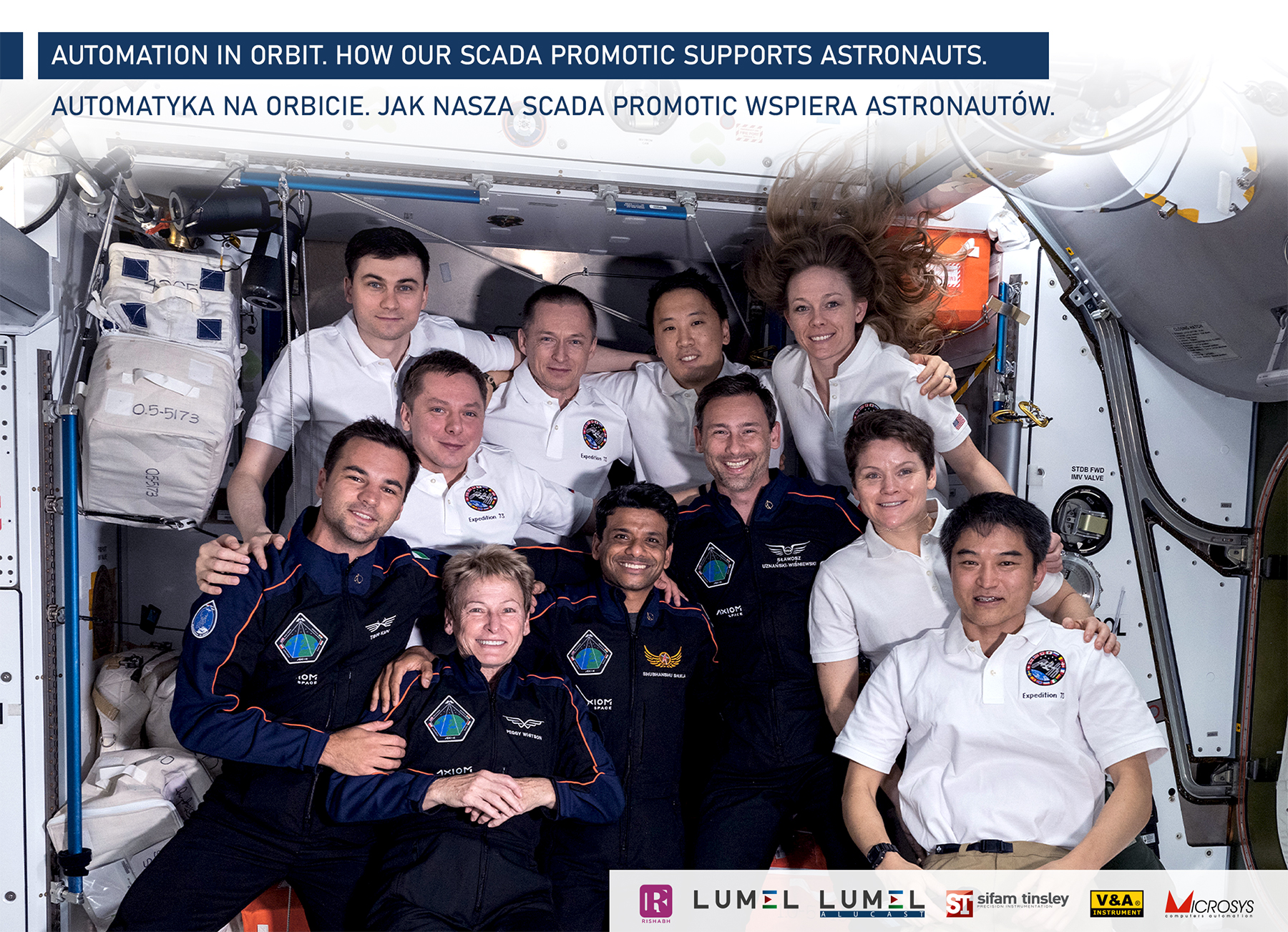 PROMOTIC SCADA Heads to Space with Axiom Space-4!