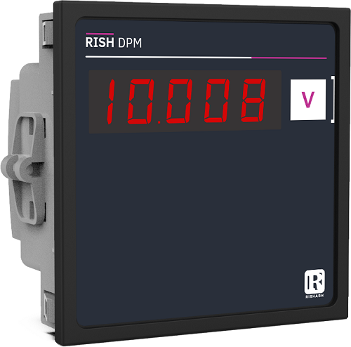 4 1/2 digit DC Ammeter/Volt Meter - Rish DPM xDC (48x96/96x96)