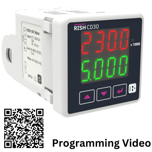 Compact VAF Meter - RISH CD30/60
